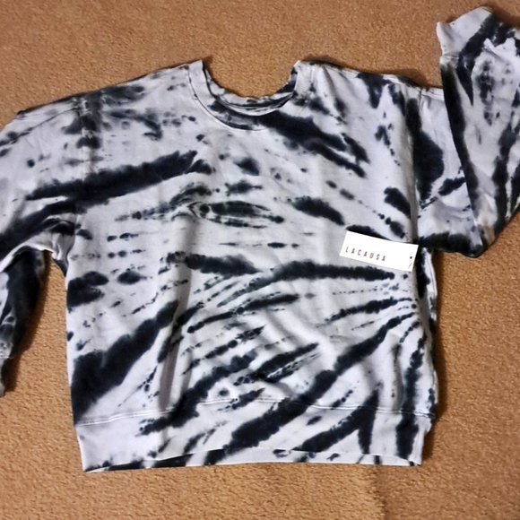 Anthropologie Tops - Womens NEW  ANTHROPOLOGY LACAUSA TIE DYE SWEAT SHIRT. S